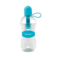 18.5 Oz. Aqua Blue Bobble  Bottle w/ Tether Cap